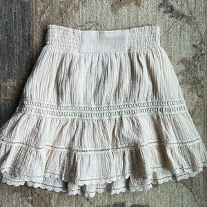 KatieJ - womens cream skirt - XS - nwt
